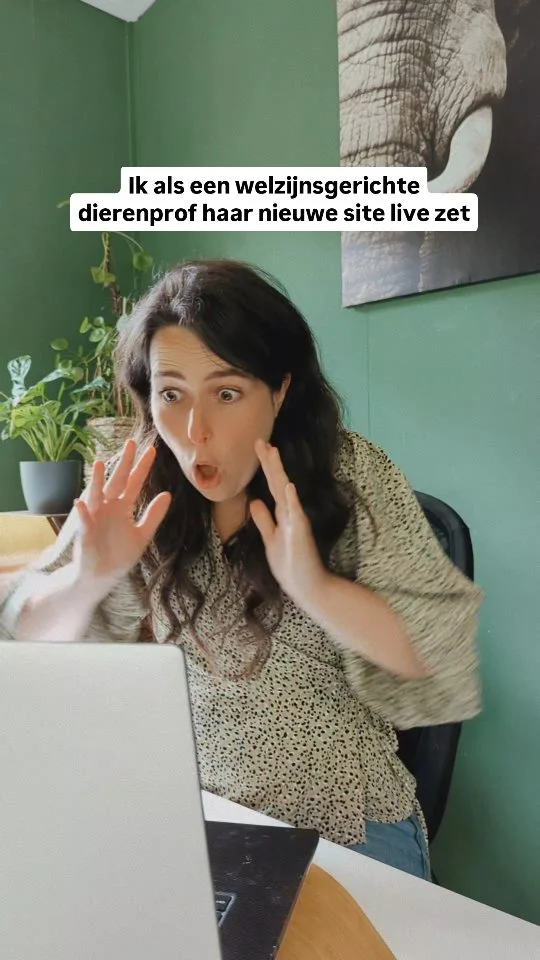 Elke keer is het ook voor mij weer spannend 😂

Maar als een dierenprof het DIY Websitepakket heeft gebruikt reageer ik bijna in alle gevallen zo enthousiast 🤩 (en anders help ik ze nog even met e.e.a. rechttrekken)

Want het blijft me verbazen: zelfs de grootste digibeet lukt het om er geen puinhoop van te maken, maar juist live te gaan met een mega professionele, next level website ✨️

Dat moment dat je je nieuwe website live zet en denkt:
“WAAAT. Dit heb ik gewoon zélf gemaakt?!” 😍

(Oke, met een beetje hulp van mij dan 😉)

Met het DIY Websitepakket maak je zelf die next level site
die wél klanten oplevert en wél bij je past.

🎨 Techniek, design en strategie staat al klaar: alleen nog maar invullen
💪🏻 Zelf aanpassen zonder stress. Ik help je waar nodig!
🚀 Over 2 weken kan je al live staan en roepen we samen "OH MY GOD 🥰"

Link in bio of DM me voor meer info! 🙌🏻